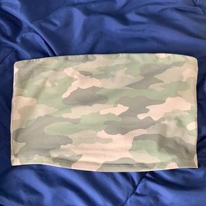 Camo Tube Top